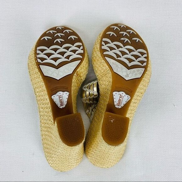 Born Crown size 8 White & Silver Sandal Heels - Picture 11 of 13